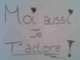 je t'adore